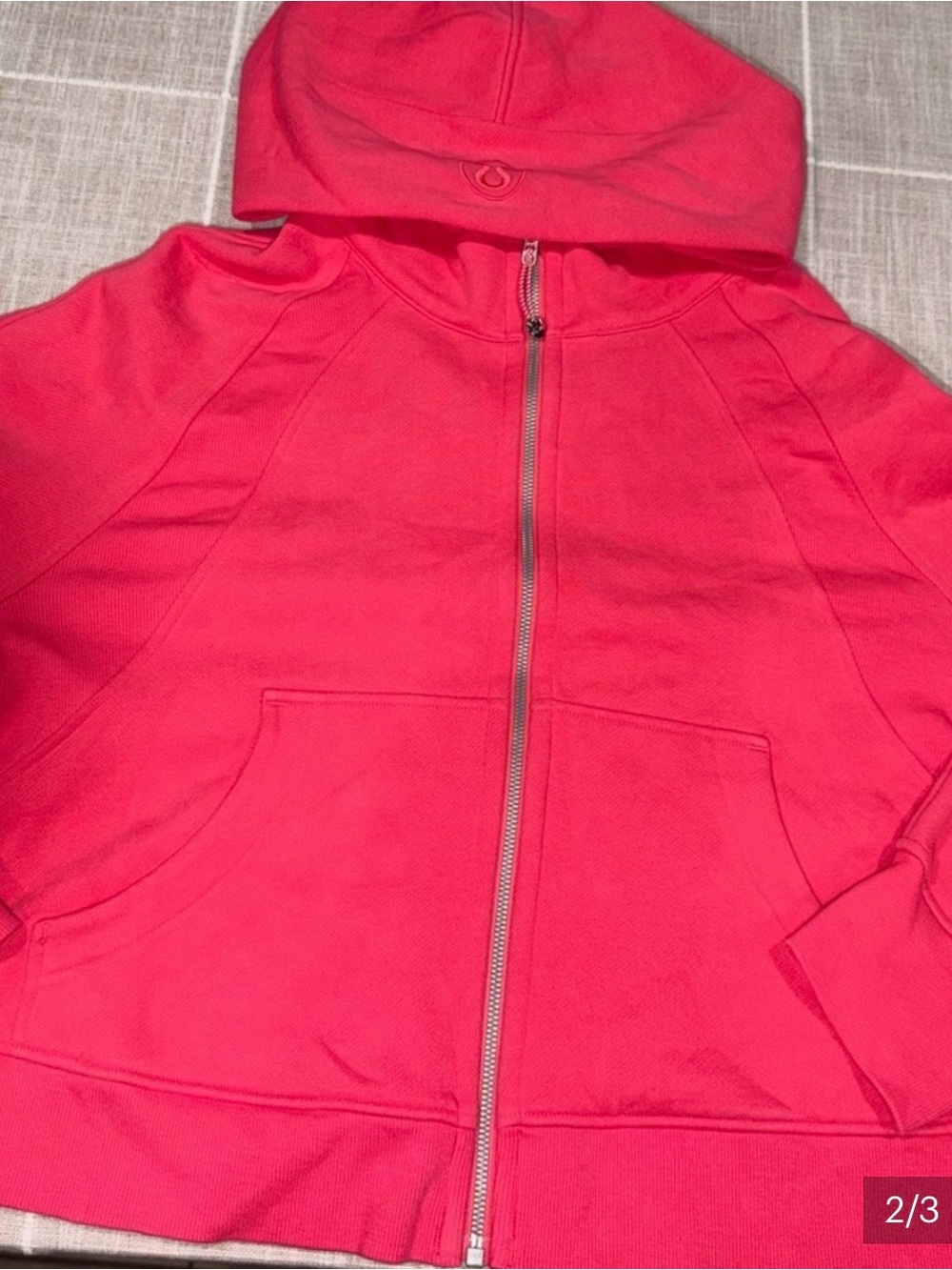 lululemon athletica Hot Pink Full-Zip Hoodie